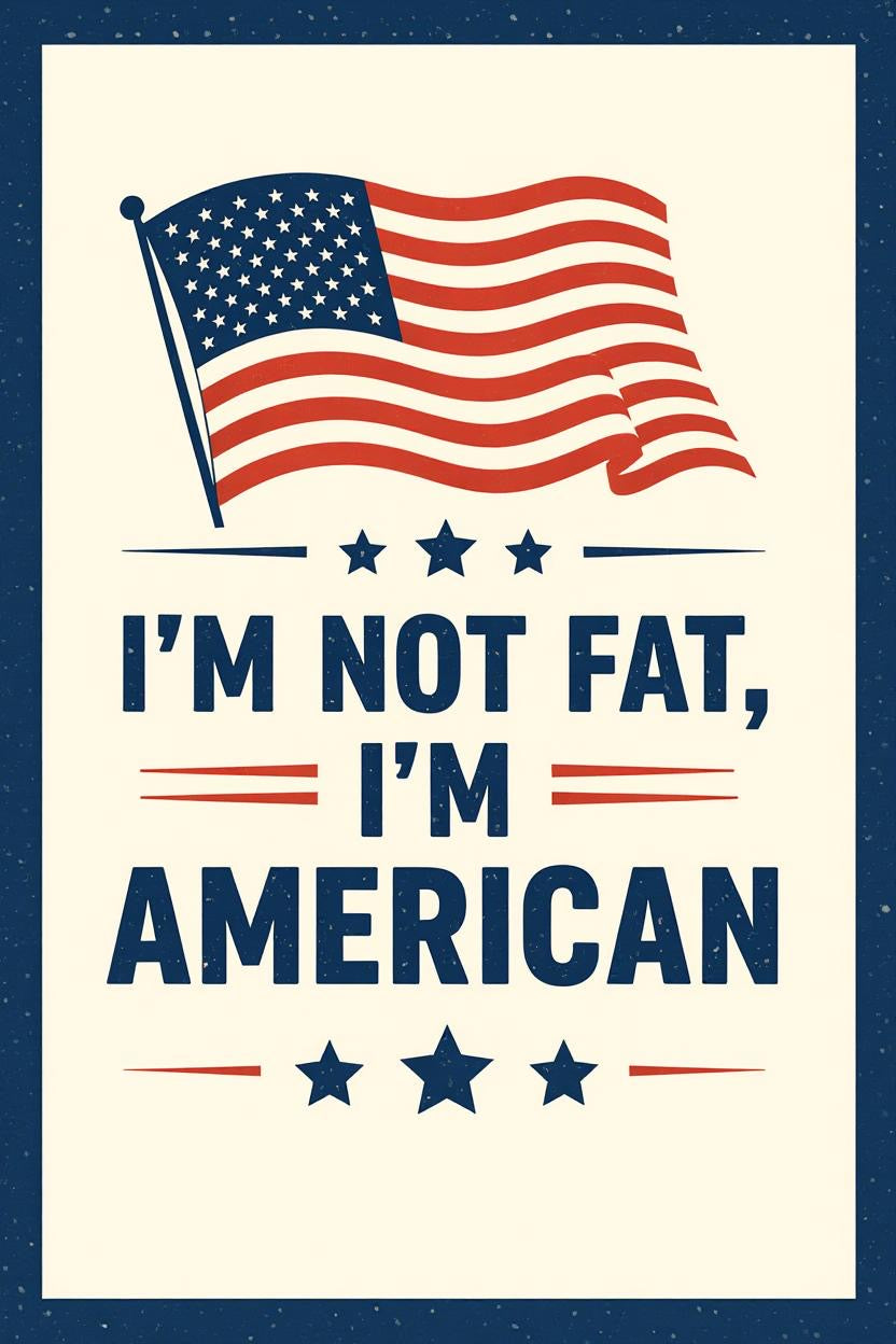 I'm Not Fat, I'm American